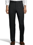 Charcoal Plain Wool Plain Front Suit Pant | Palm Beach Wool Collection | Sam's Tailoring Fine Men Clothing