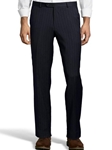 Navy Wool Stripe Plain Front Suit Pant | Palm Beach Wool Collection | Sam's Tailoring Fine Men Clothing