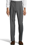 Md Grey Wool/Poly Pleated Expander Pant | Palm Beach Dress Pants | Sam's Tailoring Fine Men Clothing