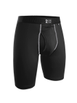 Black 9 Inch Power Shift Long Leg Underwear | 2Undr Long Leg Underwear | Sam's Tailoring Fine Men Clothing