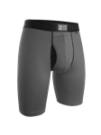 Grey 9 Inch Power Shift Long Leg Underwear | 2Undr Long Leg Underwear | Sam's Tailoring Fine Men Clothing