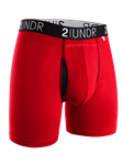 Red/Red Swing Shift 6 Inch Boxer Brief | 2Undr Boxer Brief | Sam's Tailoring Fine Men Clothing