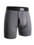 Cool Grey Power Shift 6 Inch Brief Boxer | 2Undr Boxer Brief | Sam's Tailoring Fine Men Clothing