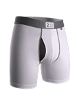 White Power Shift 6 Inch Brief Boxer | 2Undr Boxer Brief | Sam's Tailoring Fine Men Clothing