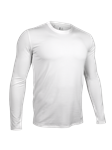 White Long Sleeve Crew Neck Tee | 2Undr Men Tee Shirts | Sam's Tailoring Fine Men's Clothing