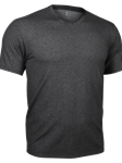 Charcoal Classic V-Neck Short Sleeve Tee | 2Undr Men's Tee Shirts | Sam's Tailoring Fine Men's Clothing