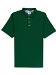 Forest Green Lightweight Pique Short Collar Cypress Polo | Vastrm Polo Shirts | Sam's Tailoring Fine Men Clothing