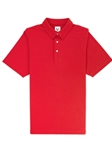 Coral Red Lightweight Pique Straight Collar Pioneer Polo | Vastrm Polo Shirts | Sam's Tailoring Fine Men Clothing