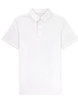 White Lightweight Pique Straight Collar Pioneer Polo | Vastrm Polo Shirts | Sam's Tailoring Fine Men Clothing