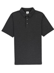 Charcoal Heather Grey Comfort Pique Rosewood Polo | Vastrm Polo Shirts | Sam's Tailoring Fine Men Clothing