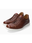 Hazelnut Tumbled Leather Men's Casual Sneaker | Mephisto Casual Shoes Collection | Sam's Tailoring Fine Men's Clothing