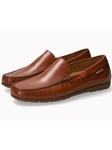 Brandy Leather Lining Nubuck Men's Slip On | Mephisto Slip On Collection | Sam's Tailoring Fine Men's Clothing