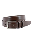 Brown Italian Aniline Leather Dressy Elegance Belt | Torino Leather Dressy Elegance Belts | Sam's Tailoring Fine Men Clothing