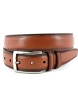 Walnut Hand Stained Italian Kipskin Men's Belt | Torino Leather Dress Causal Belts | Sam's Tailoring Fine Men Clothing