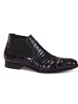 Black Affari Alligator Leather Sole Men's Boot | Mauri Men's Boots | Sam's Tailoring Fine Men's Shoes