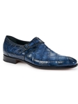 Caribbean Blue Alligator Monk Strap Men's Shoe | Mauri Monk Strap Shoes | Sam's Tailoring Fine Men's Shoes