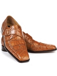 Cognac Preacher Monk Strap Men's Dress Shoe | Mauri Monk Strap Shoes | Sam's Tailoring Fine Men's Shoes