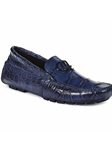 Wonder Blue Bartolini Alligator Driving Loafer | Mauri Men's Loafers | Sam's Tailoring Fine Men's Clothing