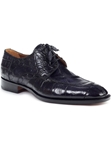Black Alligator Apron Toe Men's Dress Shoe | Mauri Dress Shoes | Sam's Tailoring Fine Men's Shoes