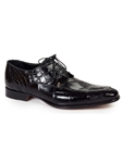 Black Arsenal Alligator Split Toe Dress Shoe | Mauri Dress Shoes | Sam's Tailoring Fine Men's Shoes