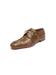 Cognac/ Pale Yellow Body Alligator Dress Shoe | Mauri Dress Shoes | Sam's Tailoring Fine Men's Shoes