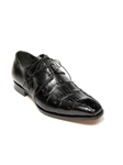 Black Portico Crocodile & Ostrich Dress Shoe | Mauri Dress Shoes | Sam's Tailoring Fine Men's Shoes