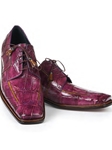 Orchid/Mustard Prince Alligator Men's Dress Shoe | Mauri Dress Shoes | Sam's Tailoring Fine Men's Shoes