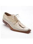 Cream Ostrich/ Crocodile/ Hornback Dress Shoe | Mauri Dress Shoes | Sam's Tailoring Fine Men's Shoes
