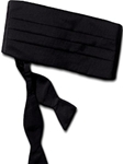 Robert Talbott Black Grosgrain Bow Tie & Cummerbund Set 5632016 - Bow Ties & Sets | Sam's Tailoring Fine Men's Clothing