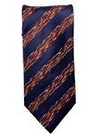 Blue And Red Stripe Sartorial Silk Tie | Italo Ferretti Ties | Sam's Tailoring Fine Men's Clothing