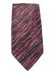 Pink And Black Thin Stripe Sartorial Silk Tie | Italo Ferretti Ties | Sam's Tailoring Fine Men's Clothing