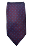 Blue Dots On Lavender Sartorial Silk Tie | Italo Ferretti Ties | Sam's Tailoring Fine Men's Clothing