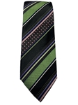Green, Black, Pink & Lavender Silk Tie | Italo Ferretti Ties | Sam's Tailoring Fine Men's Clothing