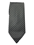 Black And Gray Printed Sartorial Silk Tie | Italo Ferretti Ties | Sam's Tailoring Fine Men's Clothing