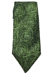 Green And Black Paisley Sartorial Silk Tie | Italo Ferretti Ties Collection | Sam's Tailoring Fine Men's Clothing