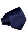 Refined Navy Blue Woven Men's Silk Tie | Italo Ferretti Ties Collection | Sam's Tailoring Fine Men's Clothing