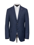 Blue Stripe Honey Way Super 160's Wool B-Fit Suit | Hickey Freeman Suits | Sam's Tailoring Fine Men Clothing