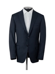 Navy Super 130's Wool Four Seasons Suit | Hickey Freeman Suits | Sam's Tailoring Fine Men Clothing