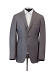 Grey Herringbone Weightless Men's Jacket | Hickey Freeman Sport Coat | Sam's Tailoring Fine Men Clothing