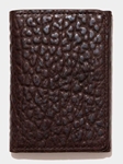 Brown Tri-Fold Wallet | Vintage Bison Wallets | Sam's Tailoring Fine Men Clothing
