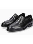 Black Smooth Leather Lining Fine Men's Loafer | Mephisto Loafers | Sam's Tailoring Fine Men Clothing