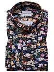 Floral Pattern Button Down Collar Bellagio Shirt | Causal Shirts Collection | Sam's Tailoring Fine Men's Clothing