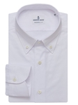 White Button Down Textured Dublin Modern Shirt | Business Shirts Collection | Sam's Tailoring Fine Men's Clothing