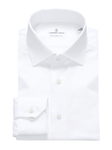 Classic White Two Button Cuffs Modern Shirt | Business Shirts Collection | Sam's Tailoring Fine Men's Clothing