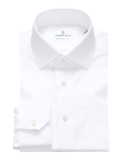 Pure White Spread Collar Classic Fit Men Shirt | Business Shirts Collection | Sam's Tailoring Fine Men's Clothing