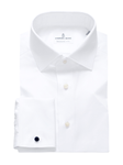 White French Cuffs Modern Fit Dress Shirt | Business Shirts Collection | Sam's Tailoring Fine Men's Clothing