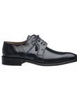 Navy Genuine Belly Alligator Classic Dress Shoe | Ferrini Dress Shoes | Sam's Tailoring Fine Men Clothing