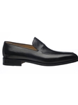 Black French Calf Without Laces Dress Shoe | Ferrini Dress Shoes | Sam's Tailoring Fine Men Clothing