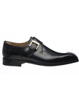 Black French Calf Single Buckle Dress Shoe | Ferrini Dress Shoes | Sam's Tailoring Fine Men Clothing