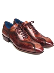 Brown Hand-Painted Lace Up Causal Shoe | Paul Parkman Causal Shoes | Sam's Tailoring Fine Men Clothing